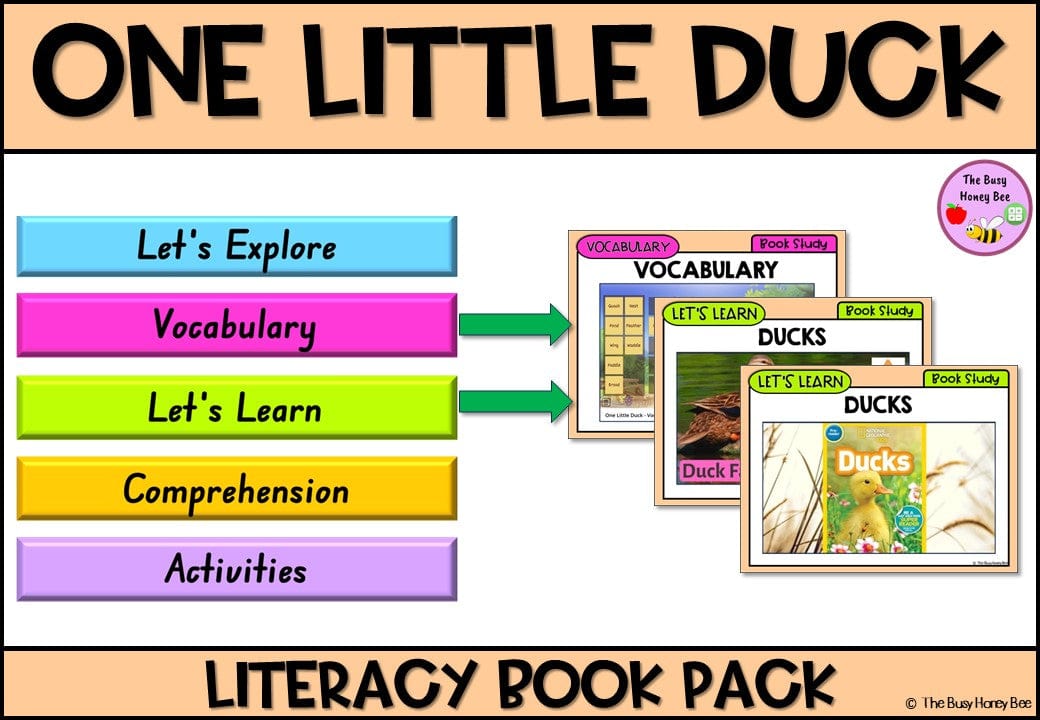 One Little Duck - CBCA 2024 - Literacy Book Pack - Activity Pack