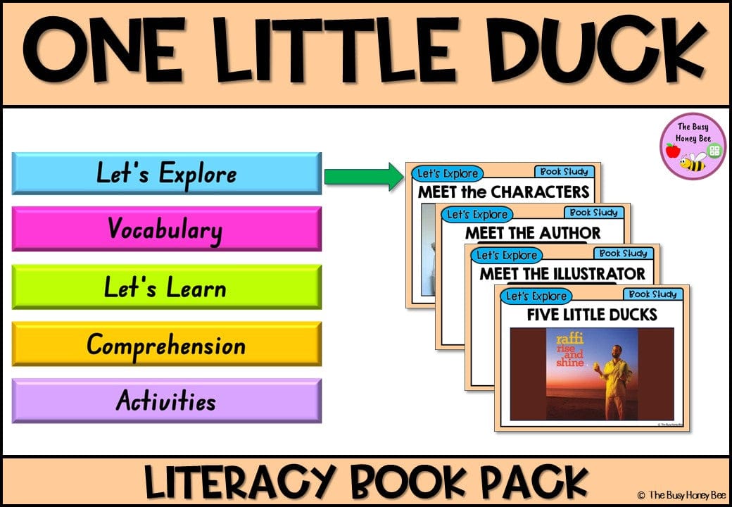 One Little Duck - CBCA 2024 - Literacy Book Pack - Activity Pack