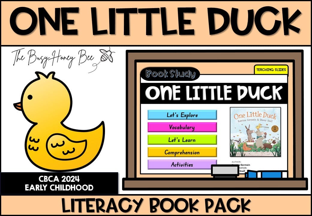 One Little Duck - CBCA 2024 - Literacy Book Pack - Activity Pack