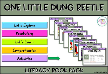 One Little Dung Beetle by Rhian Williams - CBCA 2025 - Literacy Book Pack - Activity Pack