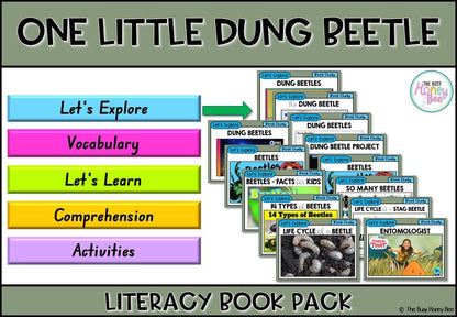 One Little Dung Beetle by Rhian Williams - CBCA 2025 - Literacy Book Pack - Activity Pack