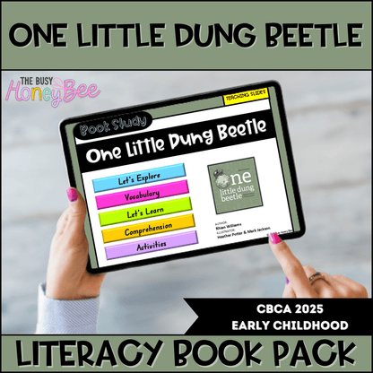 One Little Dung Beetle by Rhian Williams - CBCA 2025 - Literacy Book Pack - Activity Pack