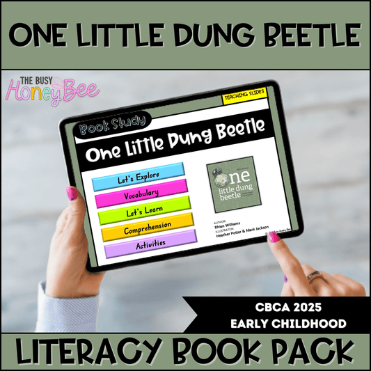 One Little Dung Beetle by Rhian Williams - CBCA 2025 - Literacy Book Pack - Activity Pack