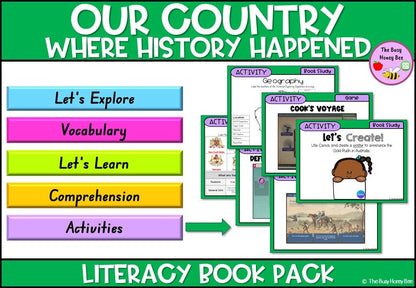 Our Country: Where History Happened - CBCA 2024 - Literacy Book Pack - Activity Pack
