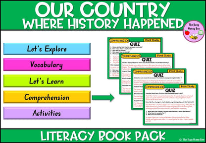 Our Country: Where History Happened - CBCA 2024 - Literacy Book Pack - Activity Pack