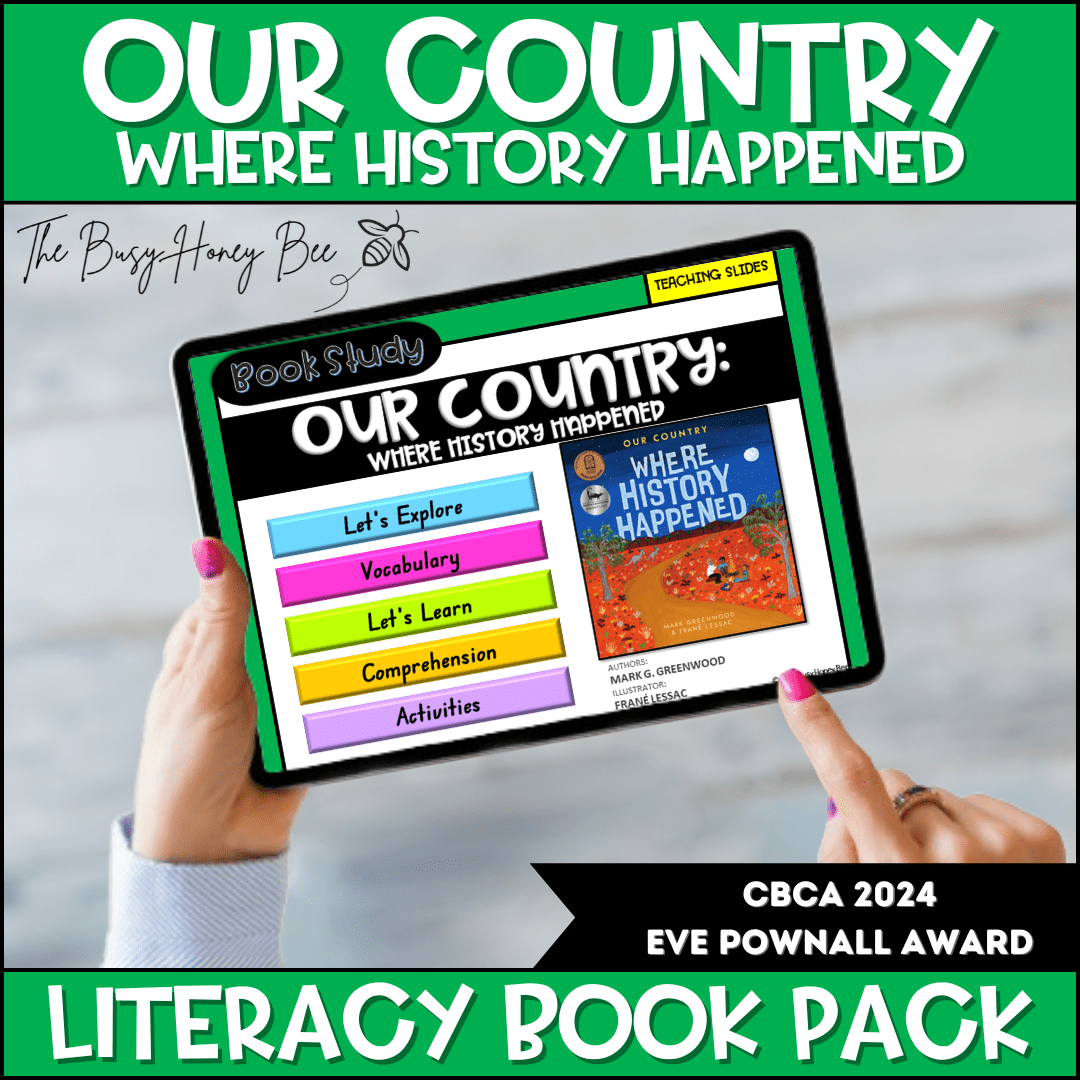 Our Country: Where History Happened - CBCA 2024 - Literacy Book Pack - Activity Pack