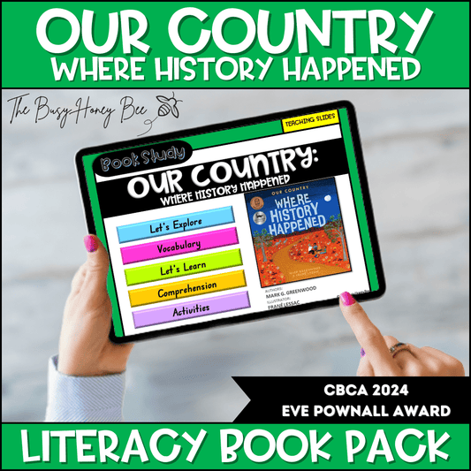 Our Country: Where History Happened - CBCA 2024 - Literacy Book Pack - Activity Pack