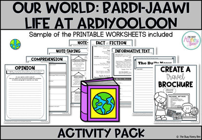 Our World: Bardi-Jaawi Life at Ardiyooloon Activity Pack - Activity Pack