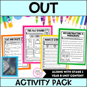 Out by Angela May George Activity Pack - Activity Pack