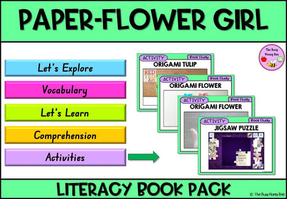 Paper Flower Girl - CBCA 2024 - Literacy Book Pack - Activity Pack