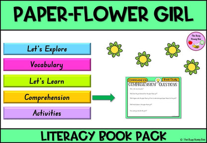 Paper Flower Girl - CBCA 2024 - Literacy Book Pack - Activity Pack