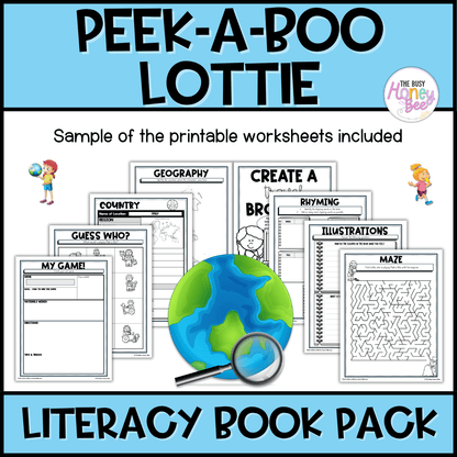Peek-a-Boo Lottie, Kristen Willis - CBCA 2025 - Literacy Book Pack - Activity Pack