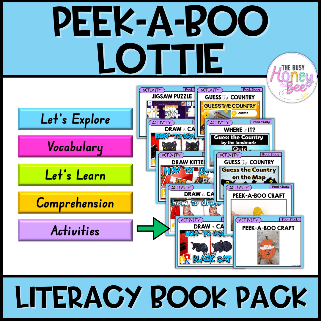Peek-a-Boo Lottie, Kristen Willis - CBCA 2025 - Literacy Book Pack - Activity Pack
