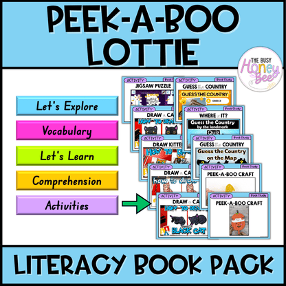Peek-a-Boo Lottie, Kristen Willis - CBCA 2025 - Literacy Book Pack - Activity Pack