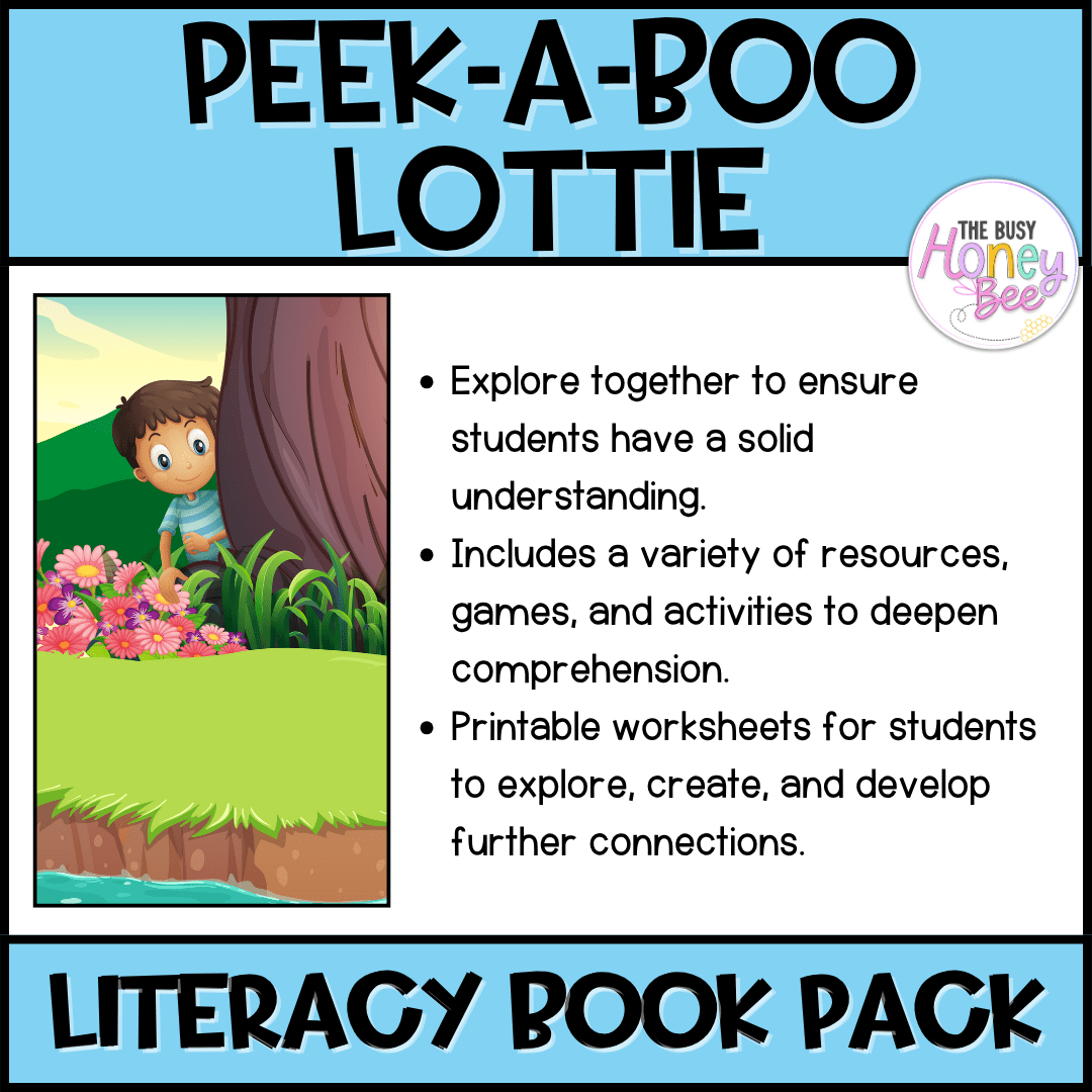 Peek-a-Boo Lottie, Kristen Willis - CBCA 2025 - Literacy Book Pack - Activity Pack