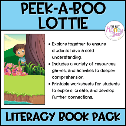 Peek-a-Boo Lottie, Kristen Willis - CBCA 2025 - Literacy Book Pack - Activity Pack