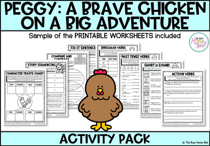 Peggy: A Brave Chicken on a Big Adventure Activity Pack - Activity Pack