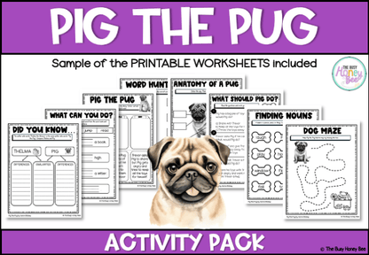 Pig the Pug Activity Pack - Activity Pack