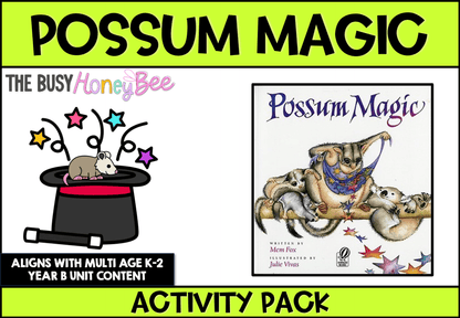 Possum Magic by Mem Fox Activity Pack - Activity Pack