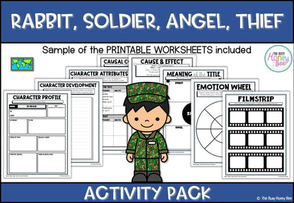 Rabbit, Soldier, Angel, Thief Unit 11 Activity Pack -
