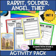 Rabbit, Soldier, Angel, Thief Unit 11 Activity Pack -