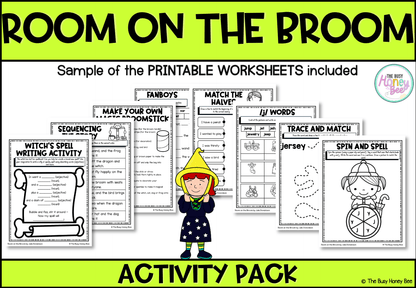 Room on the Broom by Julia Donaldson Activity Pack - Activity Pack