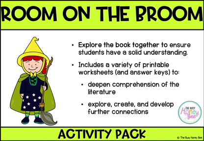 Room on the Broom by Julia Donaldson Activity Pack - Activity Pack