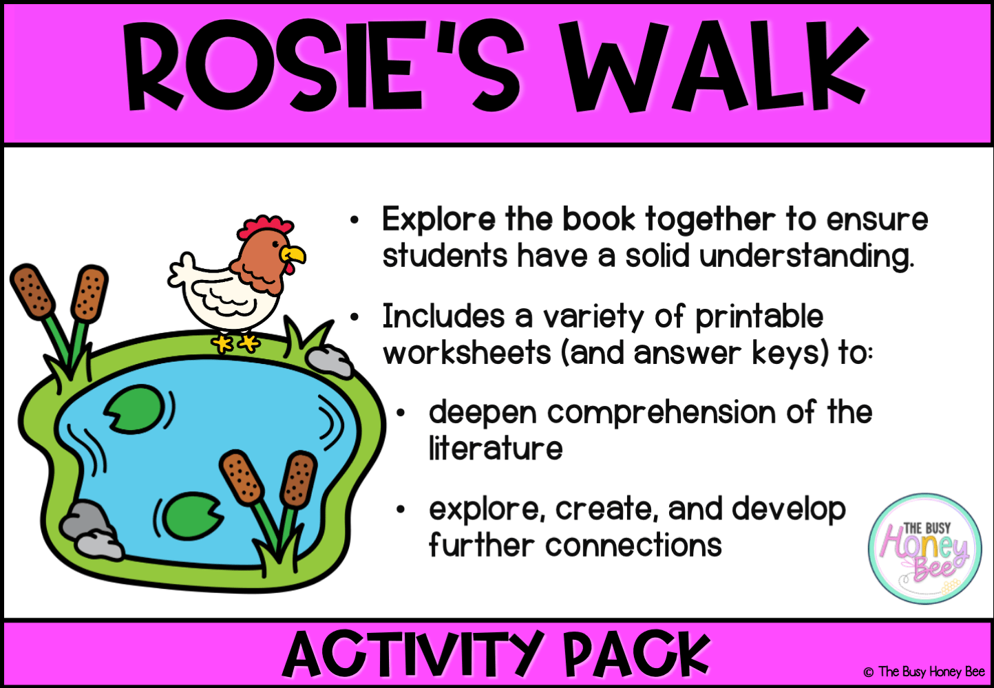 Rosie's Walk Activity Pack -