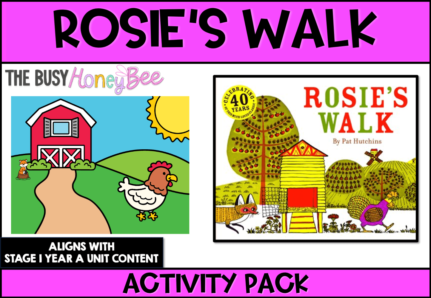 Rosie's Walk Activity Pack -