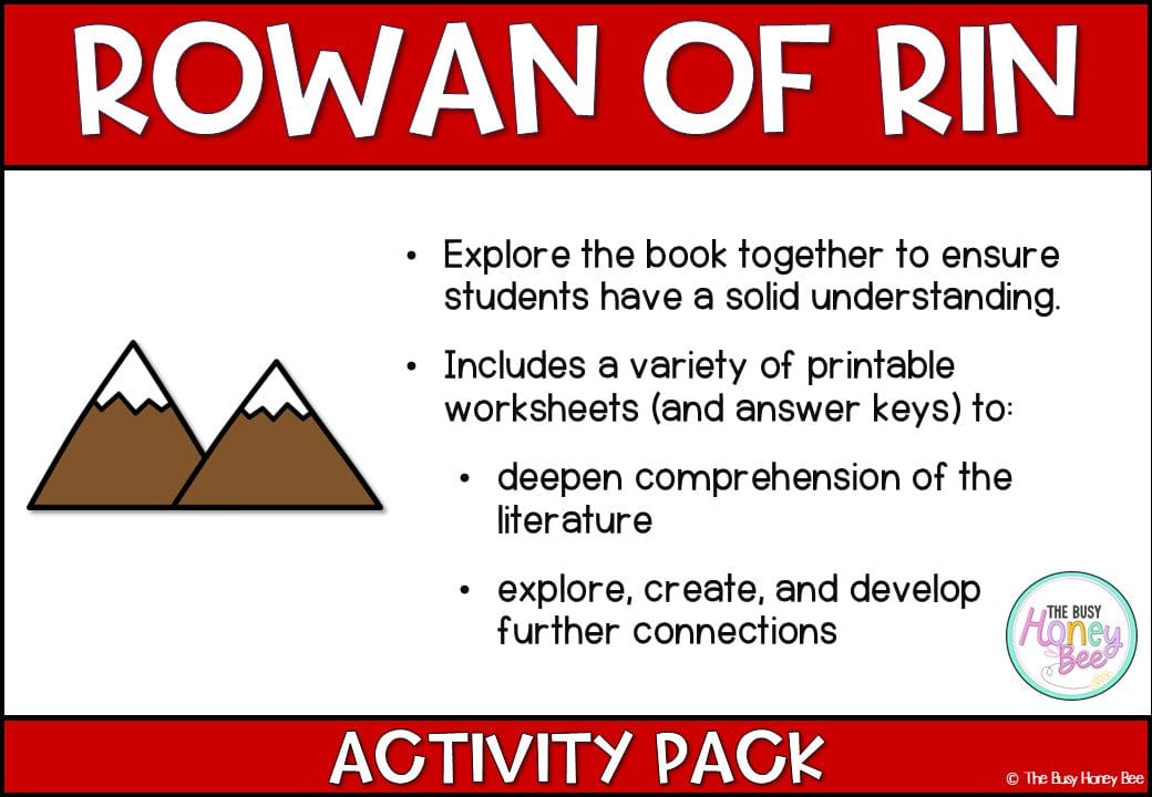 Rowan of Rin Activity Pack -
