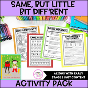 Same, but little bit diff’rent Activity Pack - Activity Pack