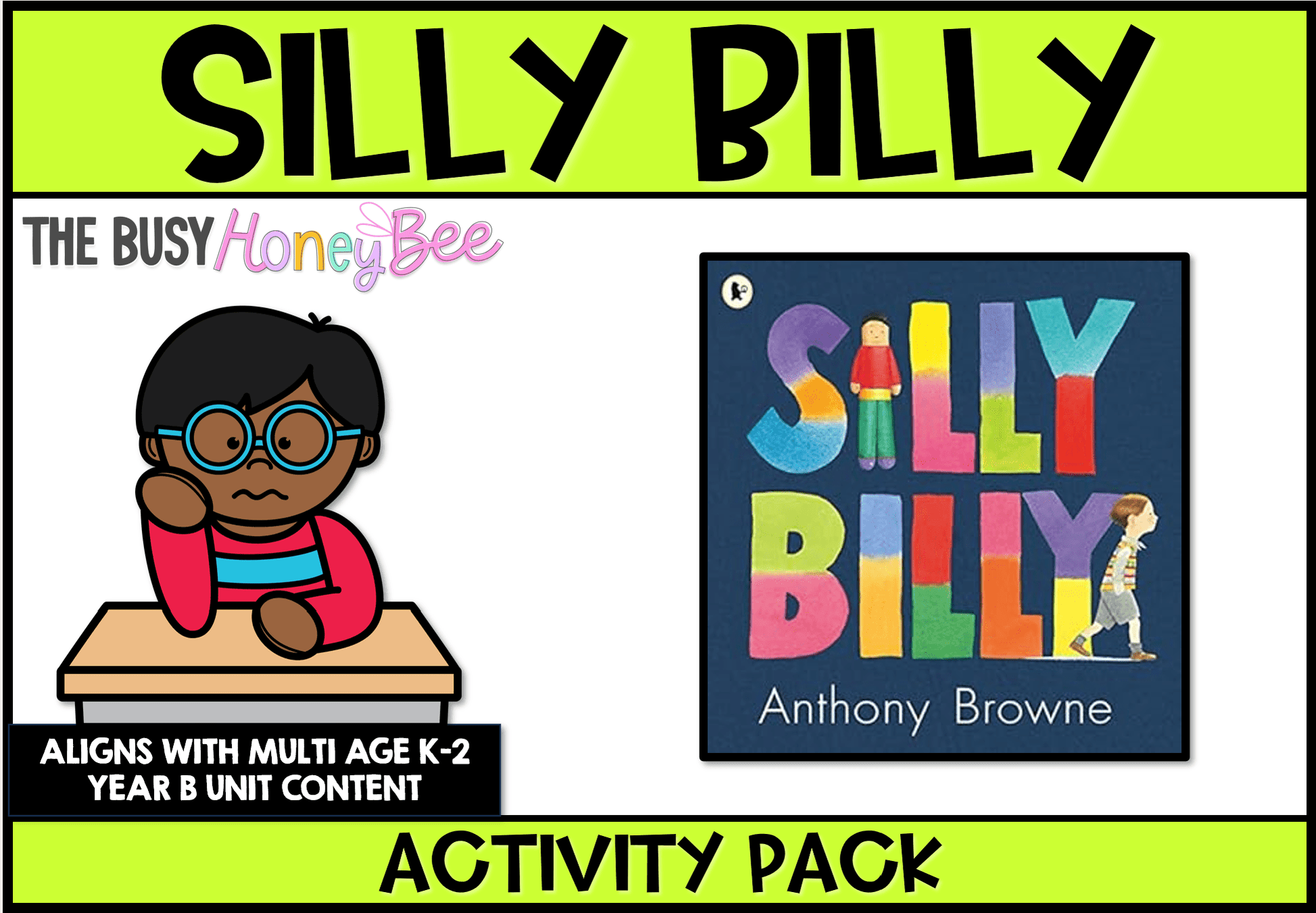 Silly Billy Activity Pack - Activity Pack