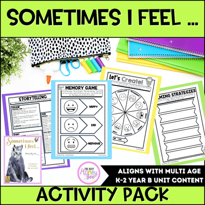 Sometimes I Feel Activity Pack - Activity Pack