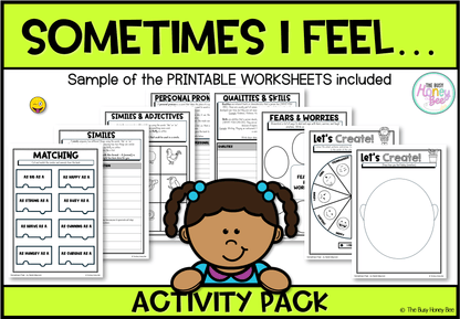 Sometimes I Feel Activity Pack - Activity Pack