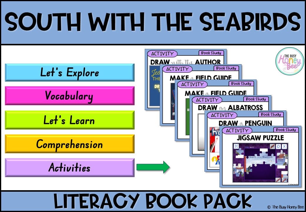 South With the Seabirds by Jess McGeachin - CBCA 2025 - Literacy Book Pack - Activity Pack