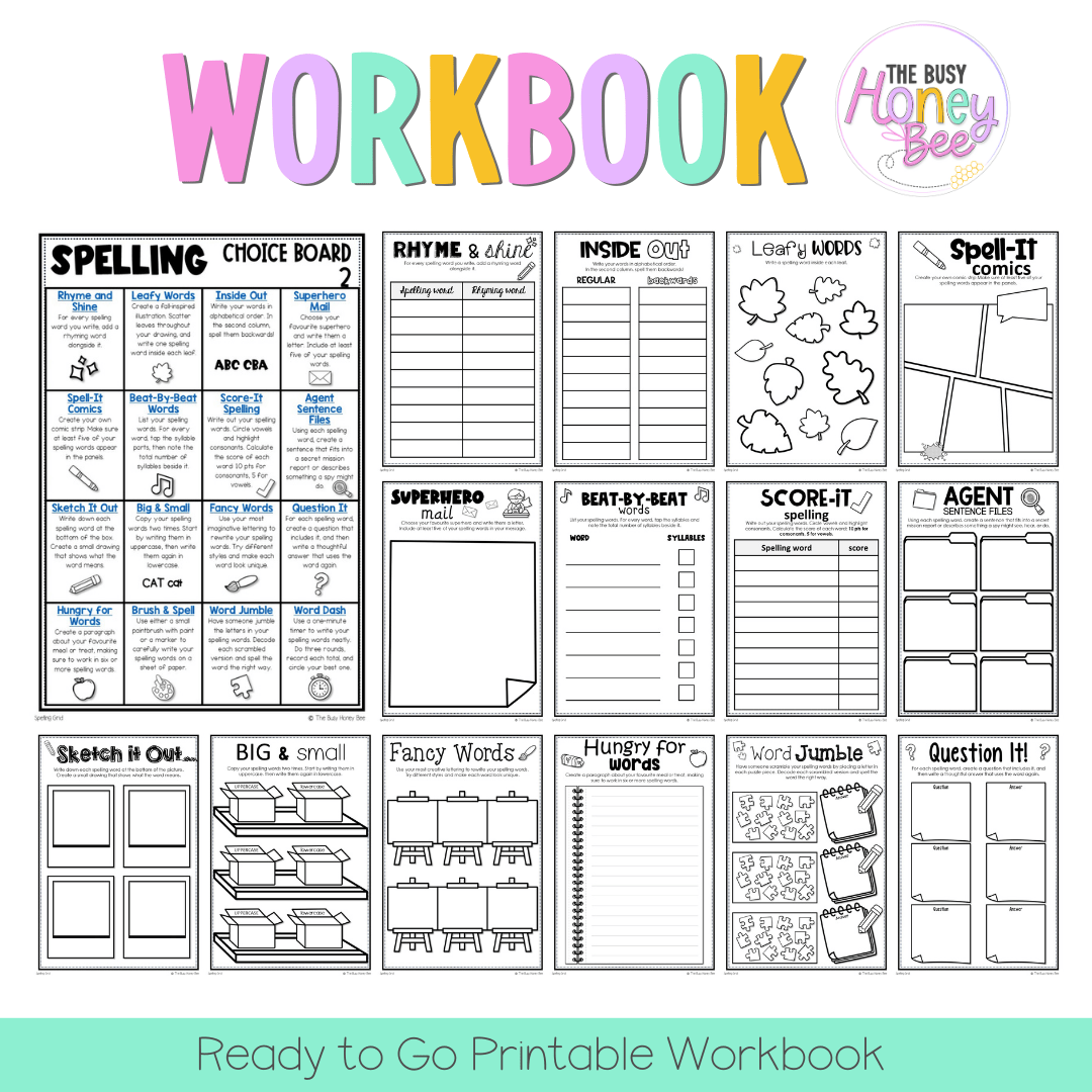 Spelling Grid Teaching Bundle 2 -