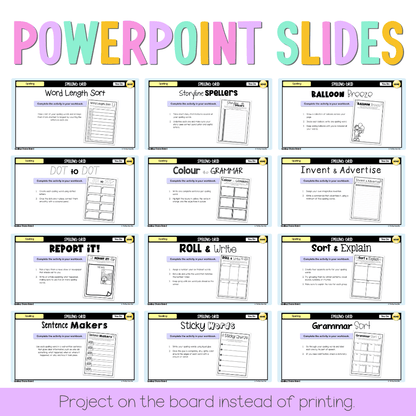 Spelling Grid Teaching Bundle 3 -