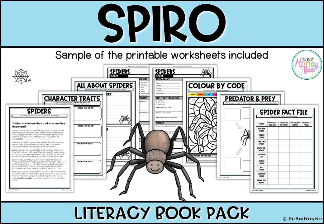 Spiro by Anna McGregor - CBCA 2025 - Literacy Book Pack - Activity Pack