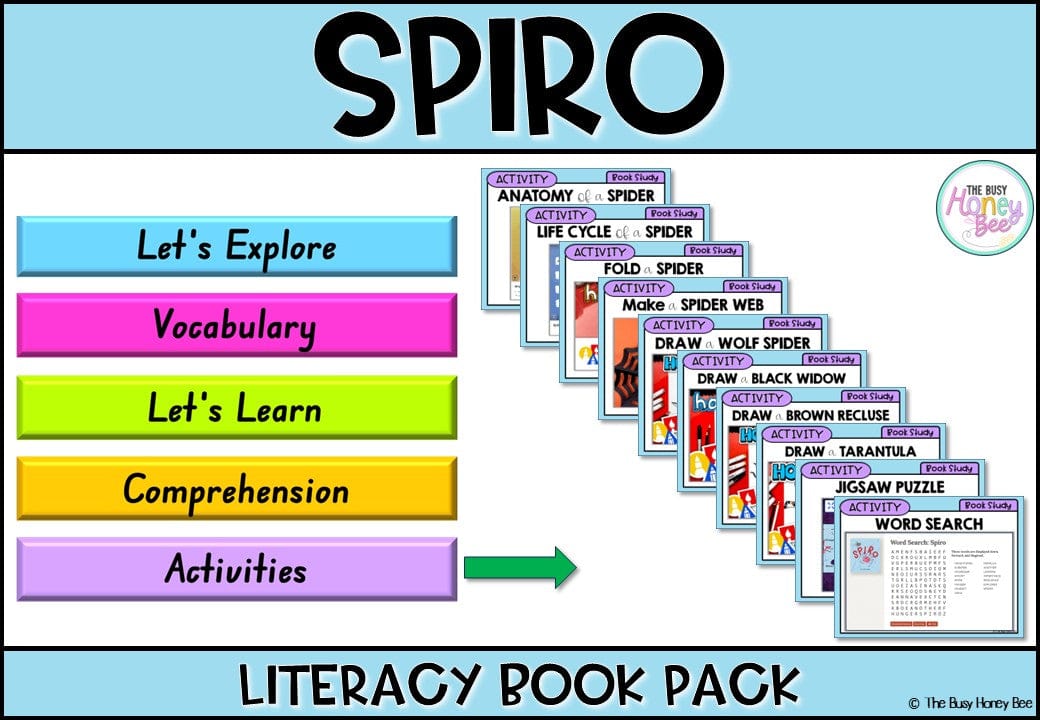 Spiro by Anna McGregor - CBCA 2025 - Literacy Book Pack - Activity Pack