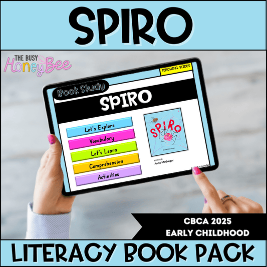 Spiro by Anna McGregor - CBCA 2025 - Literacy Book Pack - Activity Pack