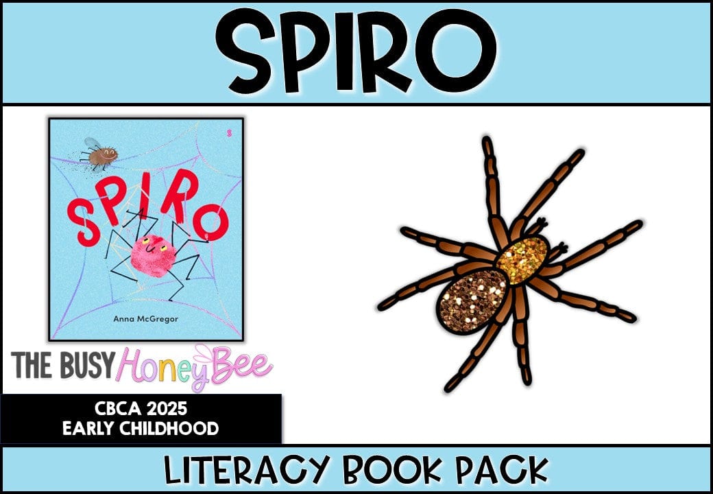 Spiro by Anna McGregor - CBCA 2025 - Literacy Book Pack - Activity Pack