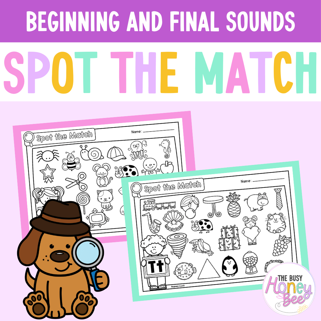 Spot the Match: Beginning Sounds - Literacy Centre