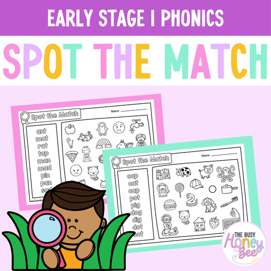 Spot the Match: Early Stage 1 Phonics - Literacy Centre