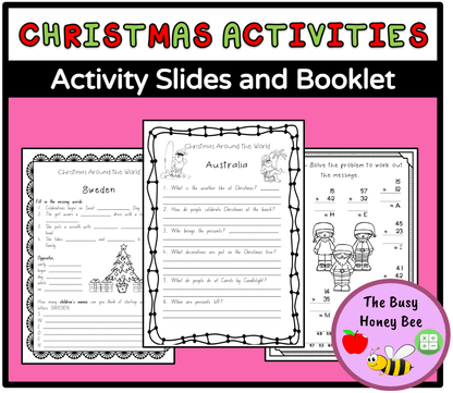 Stage 1 Christmas Activities PowerPoint and Booklet - Activity Pack