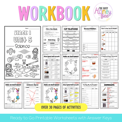 Stage 1 NSW Science Sample Unit 5 Teaching Pack - Teaching Bundle