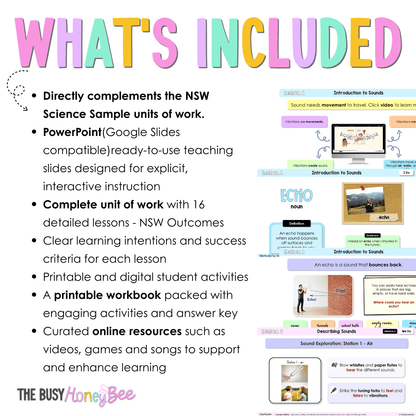 Stage 1 NSW Science Sample Unit 5 Teaching Pack - Teaching Bundle