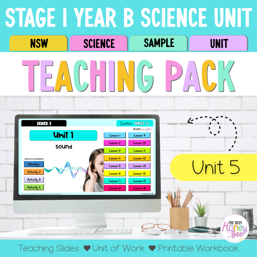 Stage 1 NSW Science Sample Unit 5 Teaching Pack - Teaching Bundle
