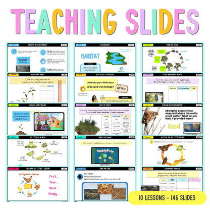 Stage 1 NSW Science Unit 1 Living Things Change Over Time Teaching Bundle - Teaching Bundle