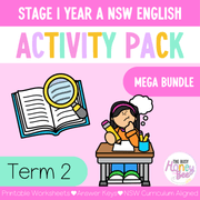 Stage 1 Year A and Multi Age K-2 Year A Term 2 English Activity Packs Mega Bundle -