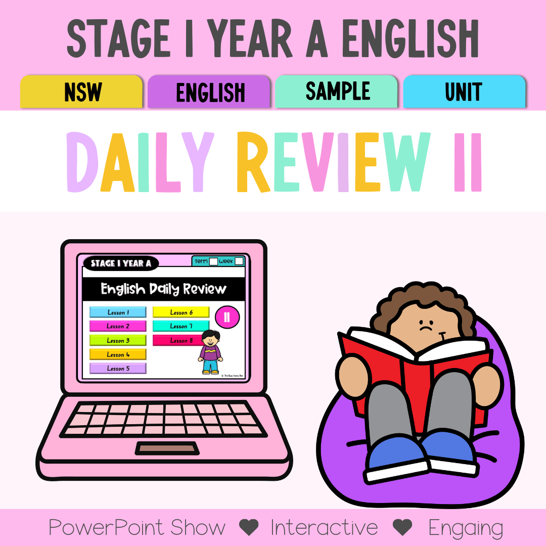 Stage 1 Year A Australian | NSW English Daily Review | Warm-Up Unit 11 -